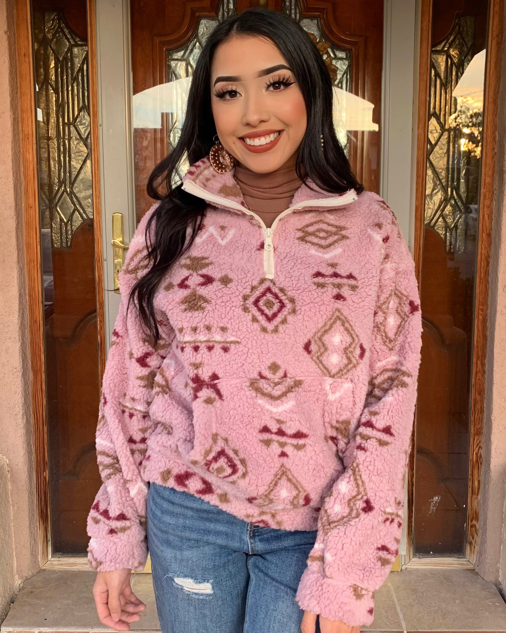 Sherpa cheap pink sweater