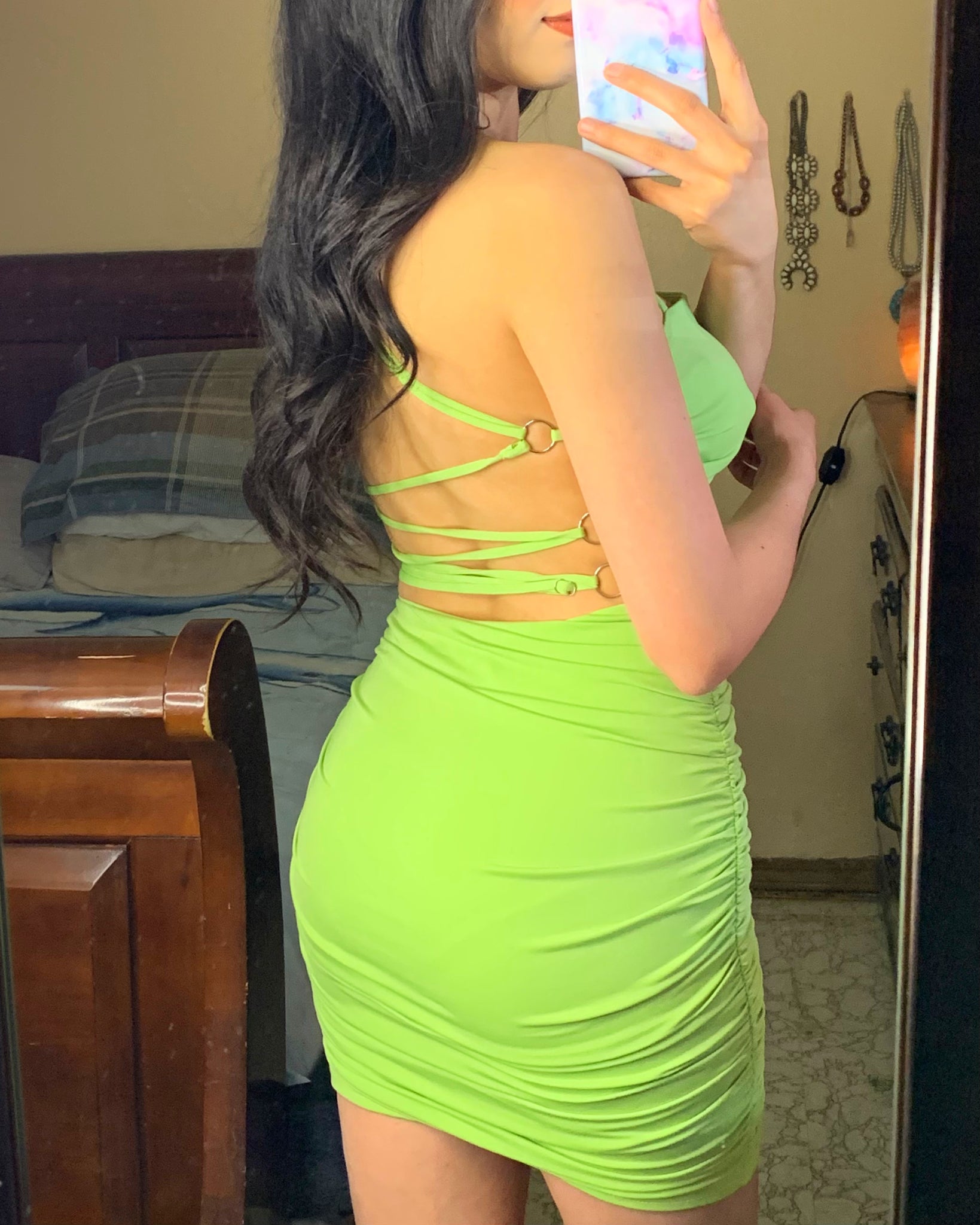 Lily Dress (Lime)